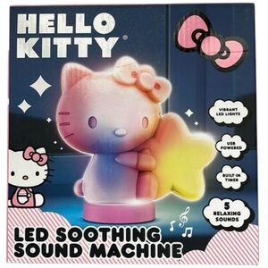 🆕 Hello Kitty Sound Machine 5 Sounds Soothing LED